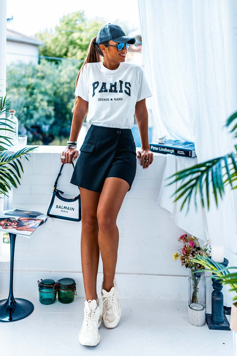 Jupe short Rosalia noir