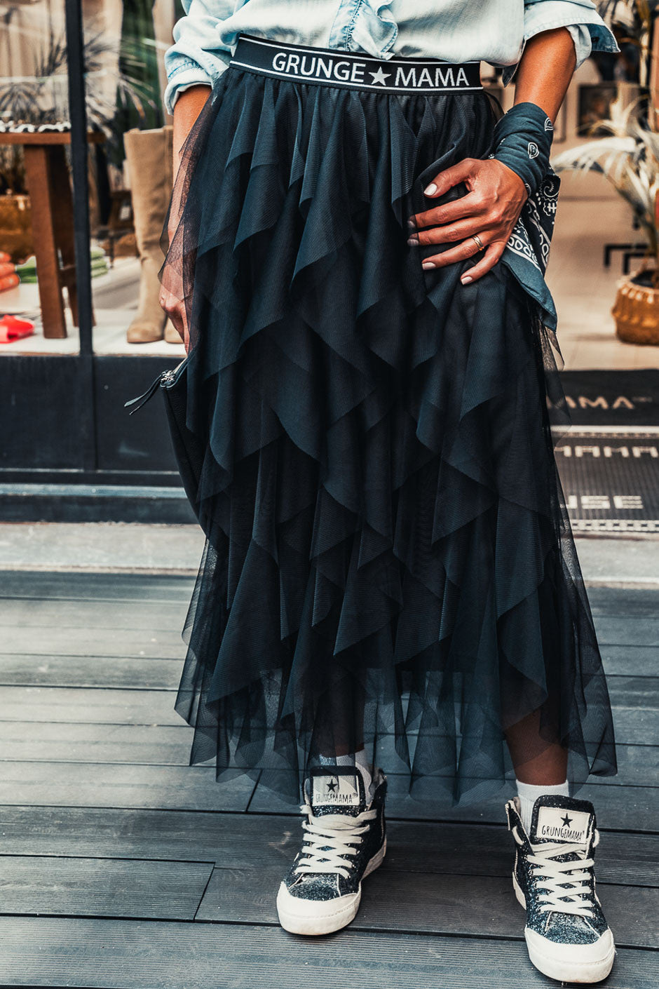 Grungemama Karry black petticoat