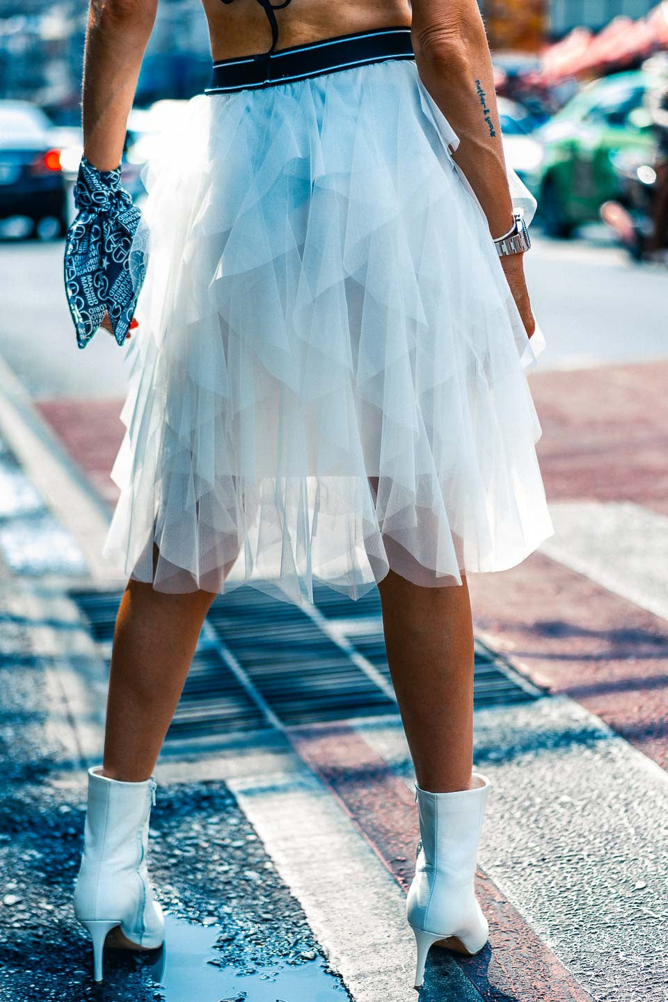 Jupon Grungemama Miranda blanc