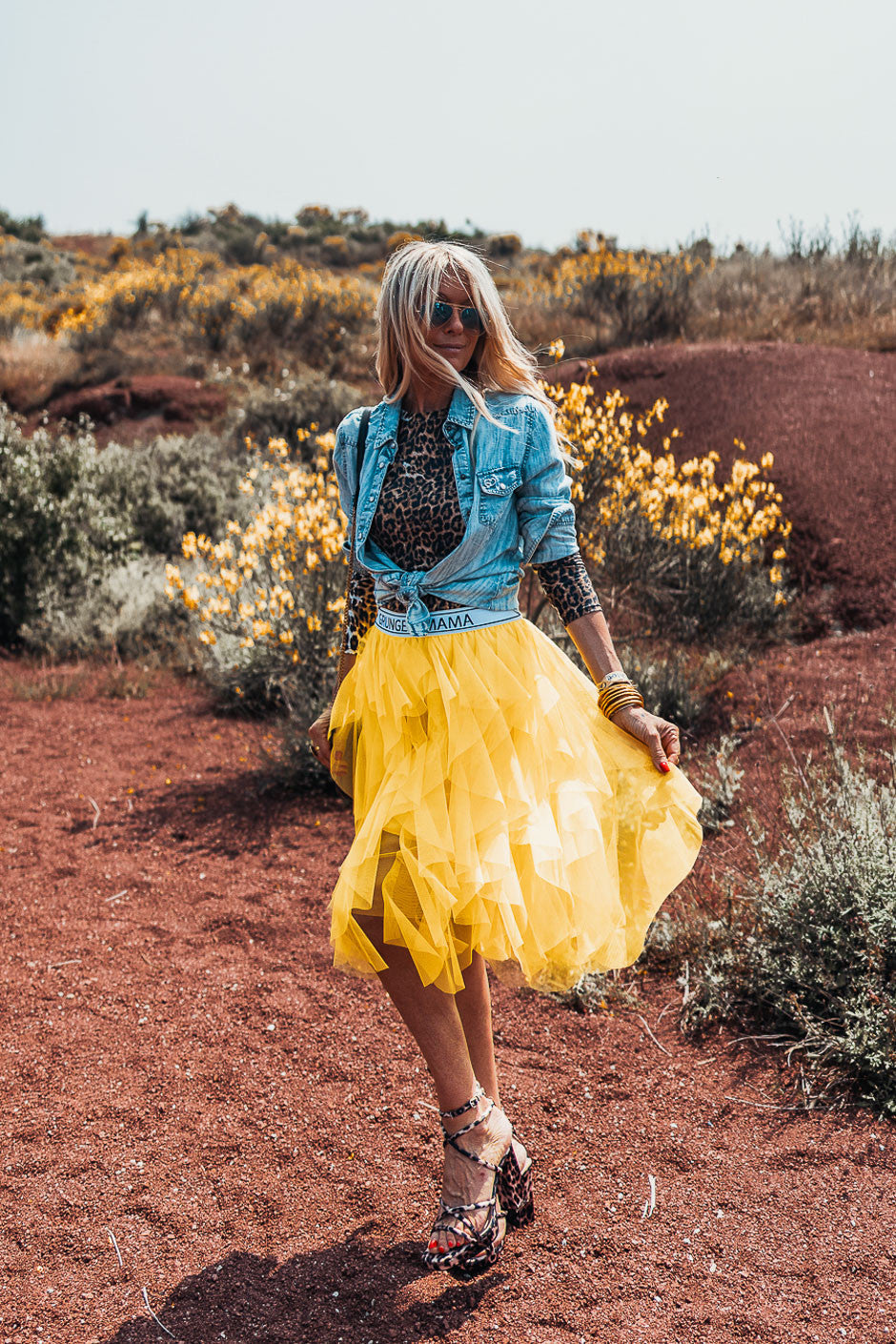 Jupon Grungemama Miranda jaune