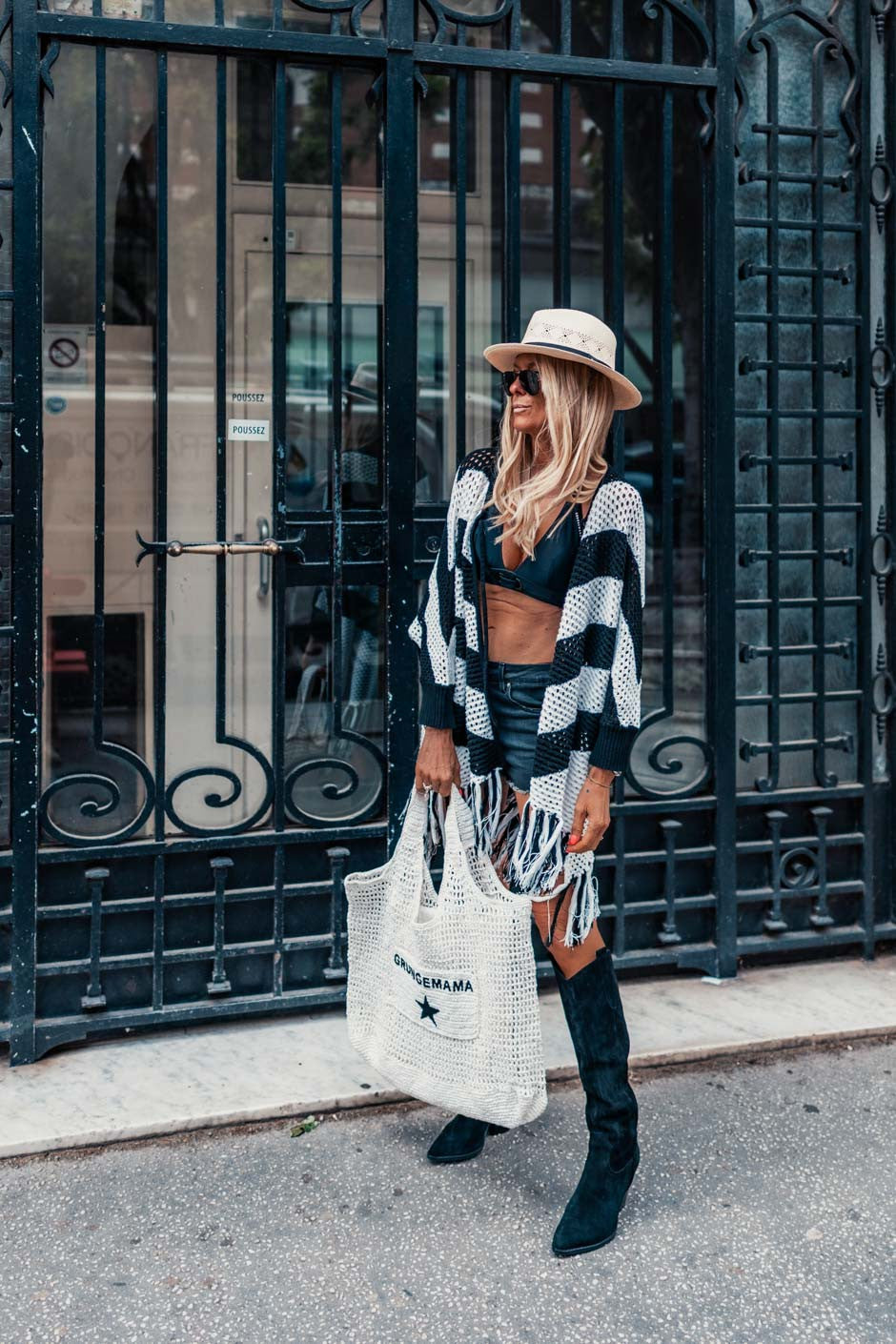 Kimono Grungemama Grimaud noir