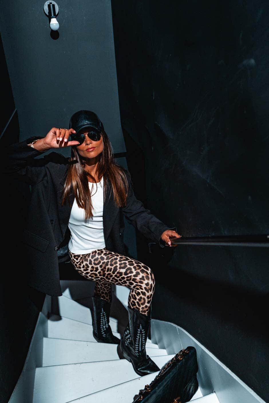 Legging Zita leopard