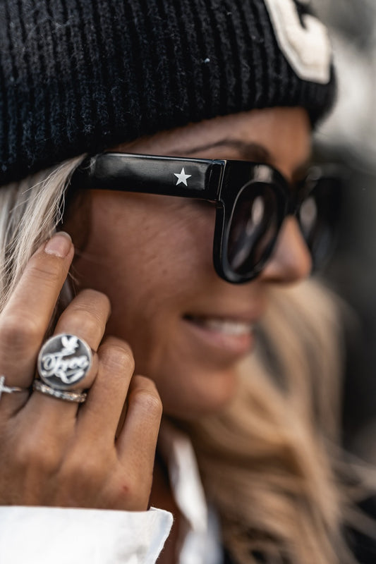 Lunettes de soleil Grungemama Ellen noir