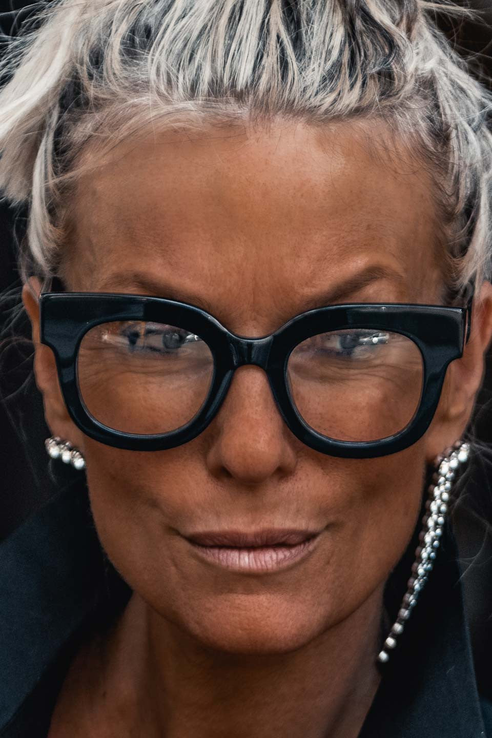 Lunettes Grungemama Holly translucide noir