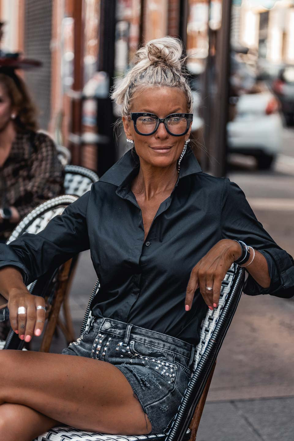 Lunettes Grungemama Holly translucide noir