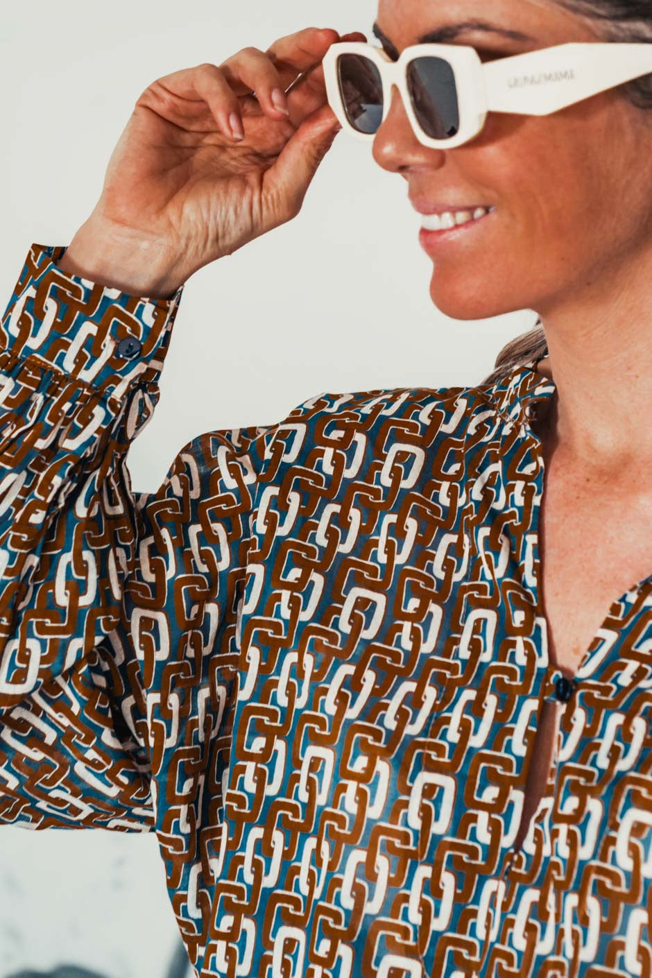 Lunettes de soleil Grungemama Polna vanille