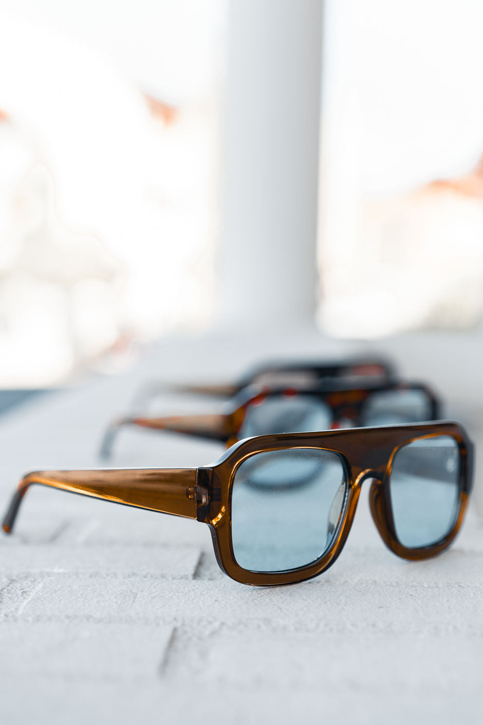 Lunettes Watchy uni moka bleu