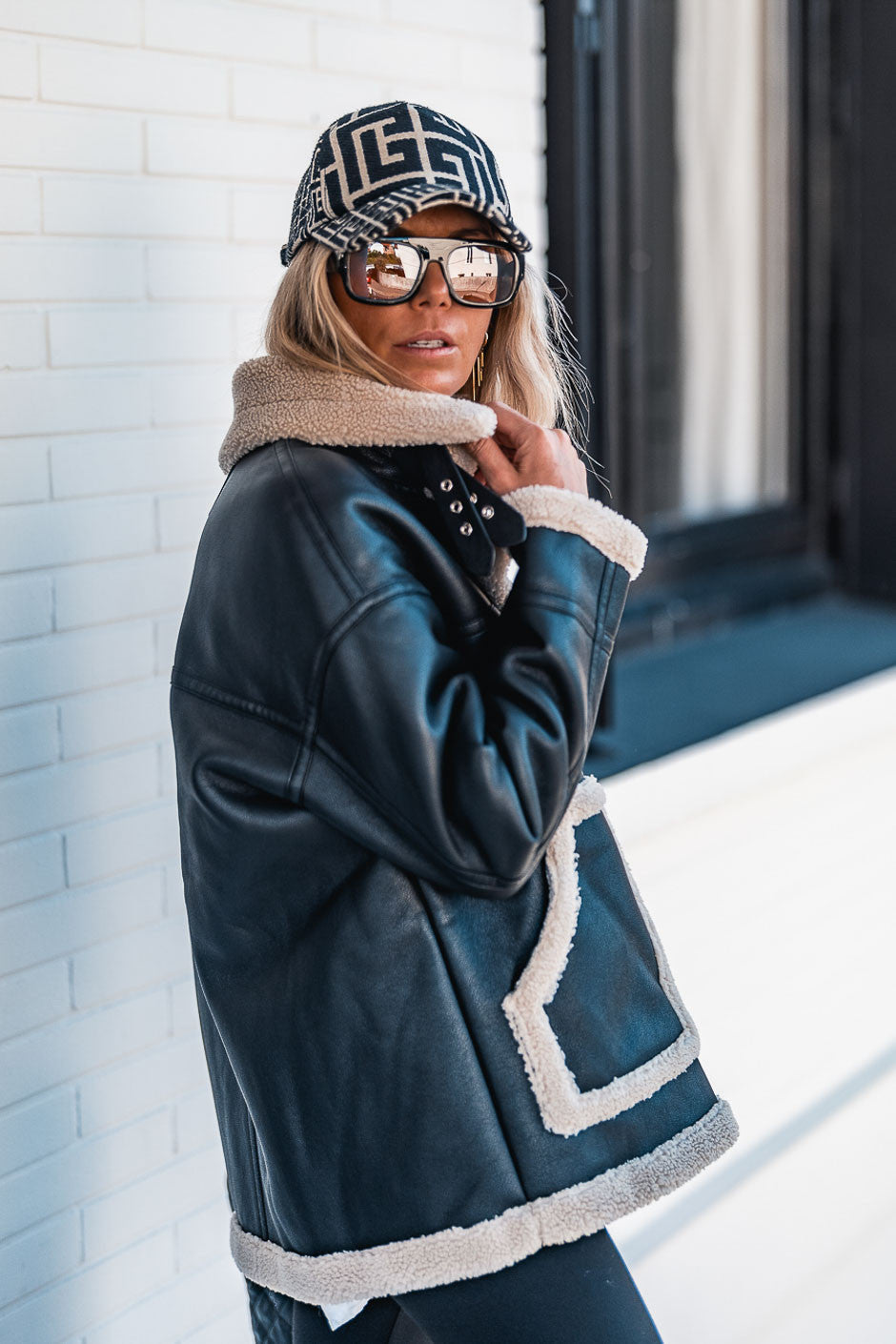 Manteau aviateur Grungemama Flighter noir