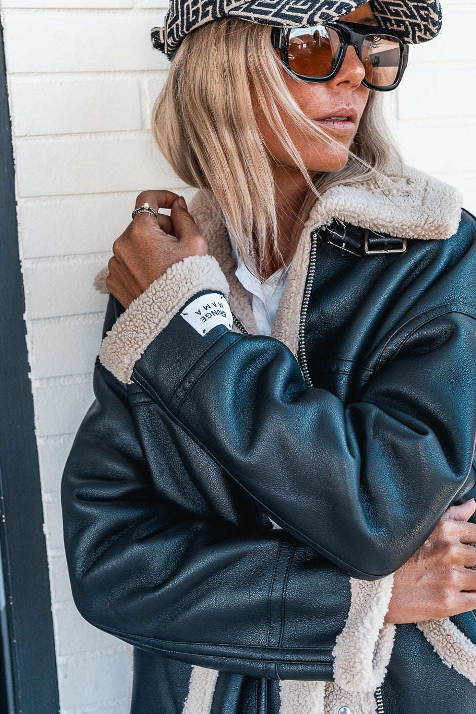 Manteau aviateur Grungemama Flighter noir