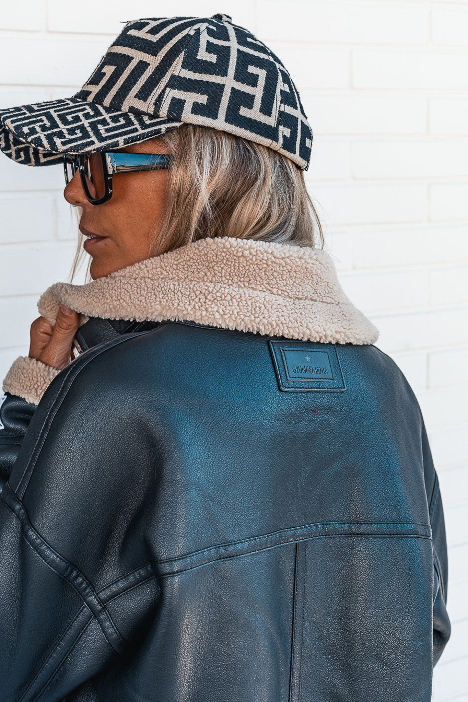 Manteau aviateur Grungemama Flighter noir