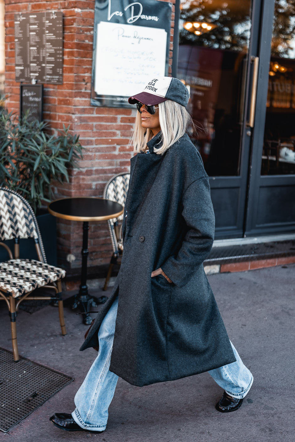 Manteau Frankie anthracite