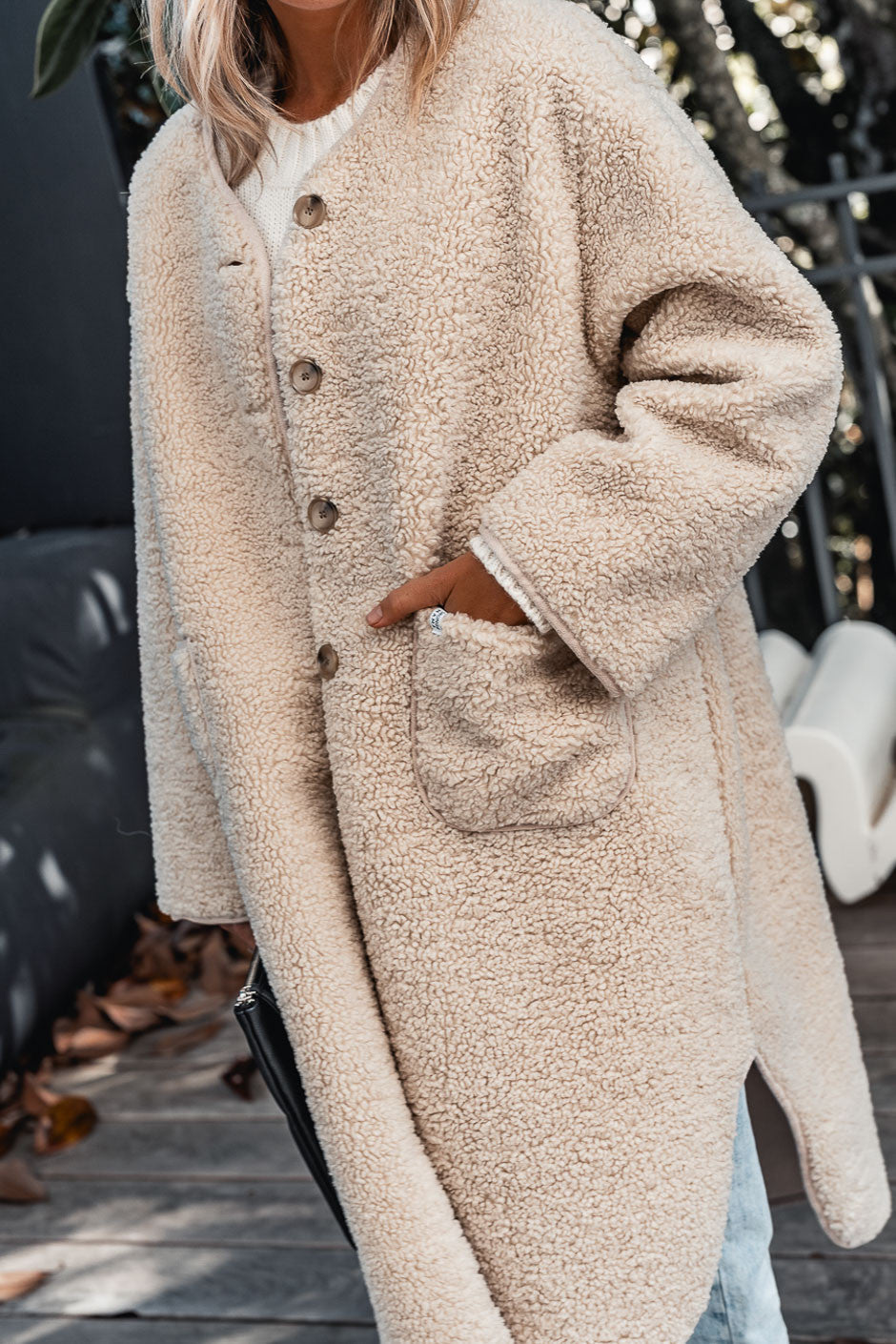 Manteau Grungemama Acelio ecru