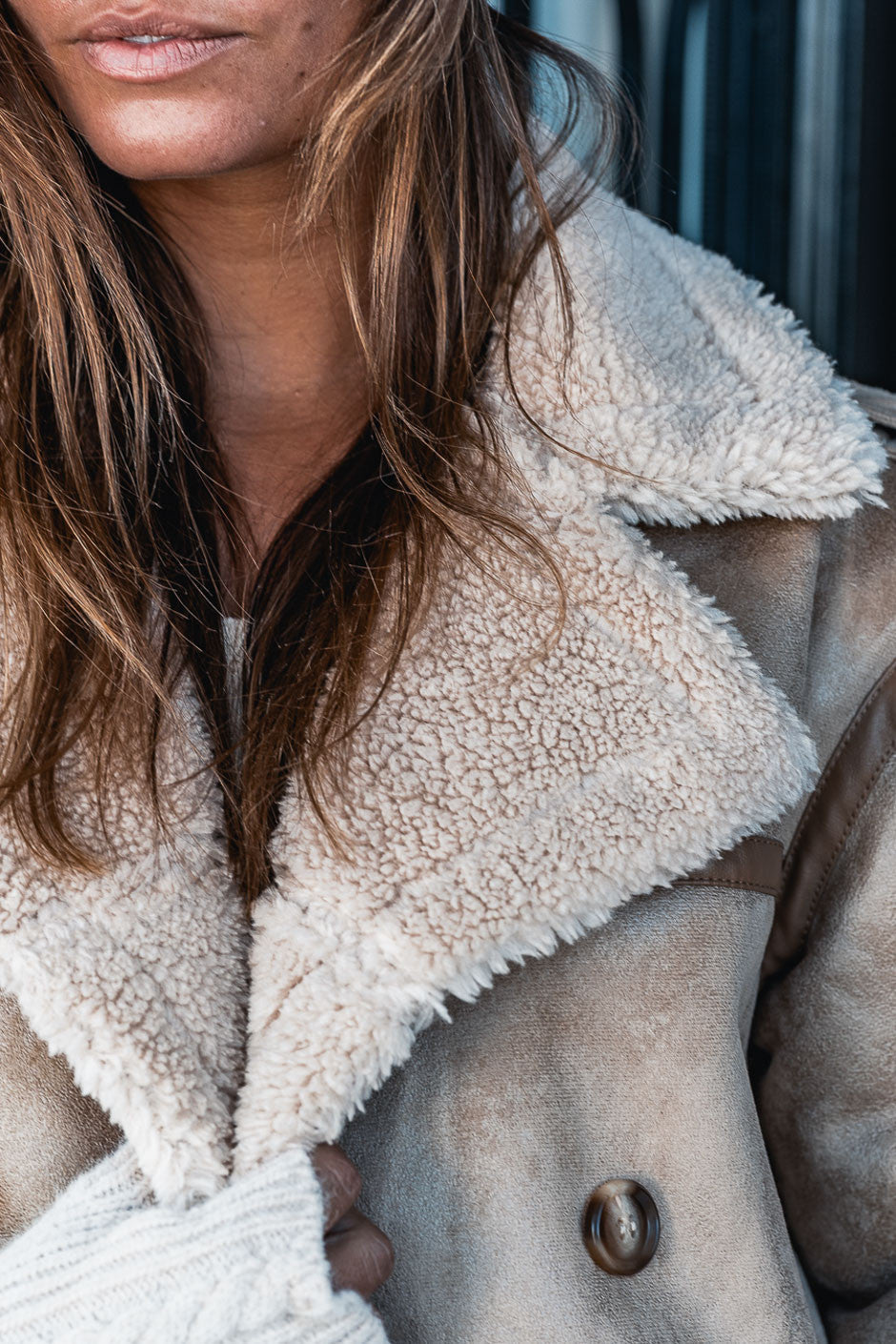 Manteau Grungemama Hoonie beige