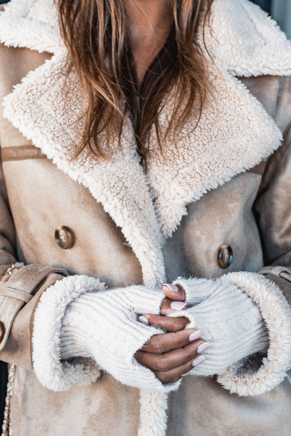 Manteau Grungemama Hoonie beige