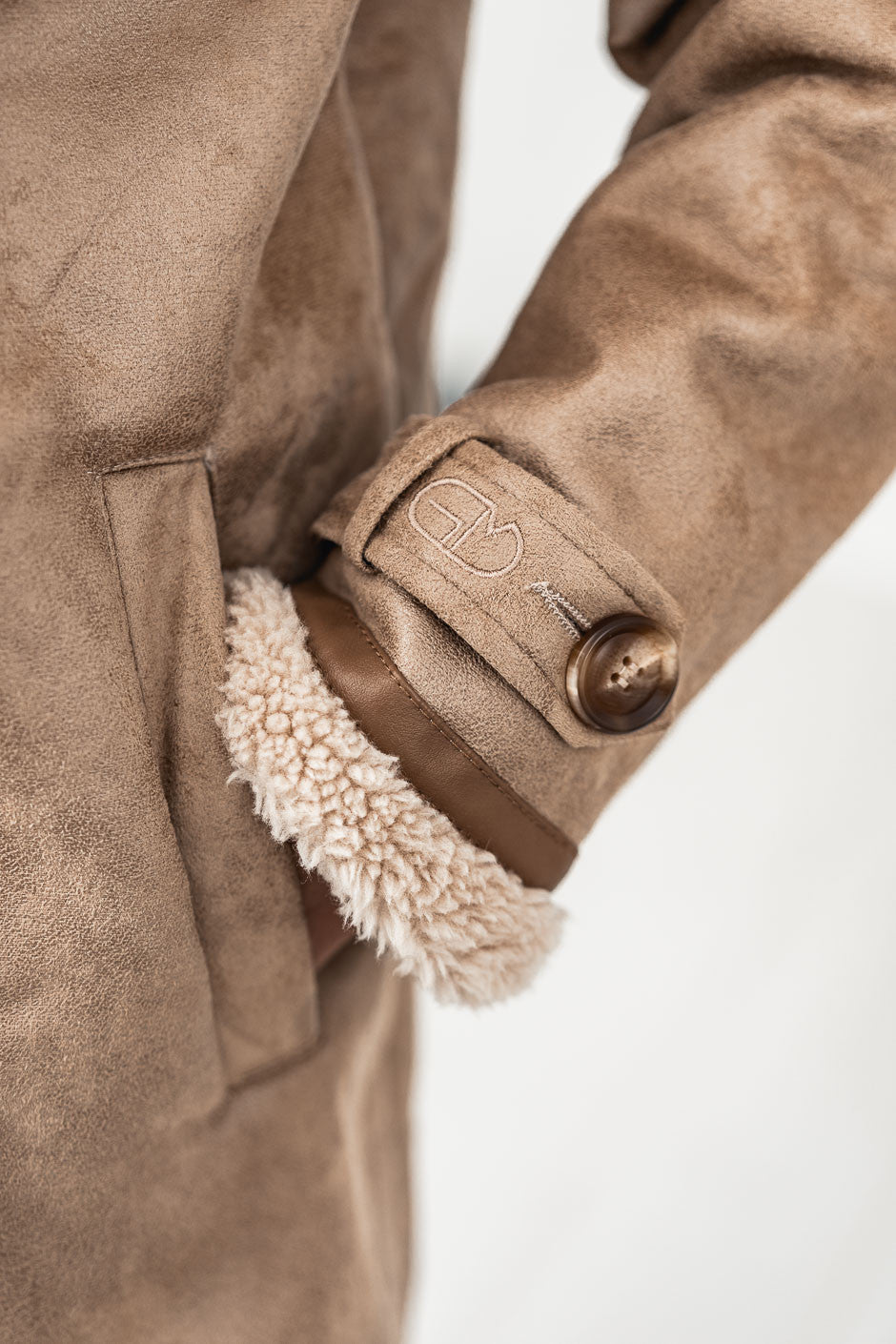 Manteau Grungemama Hoonie beige