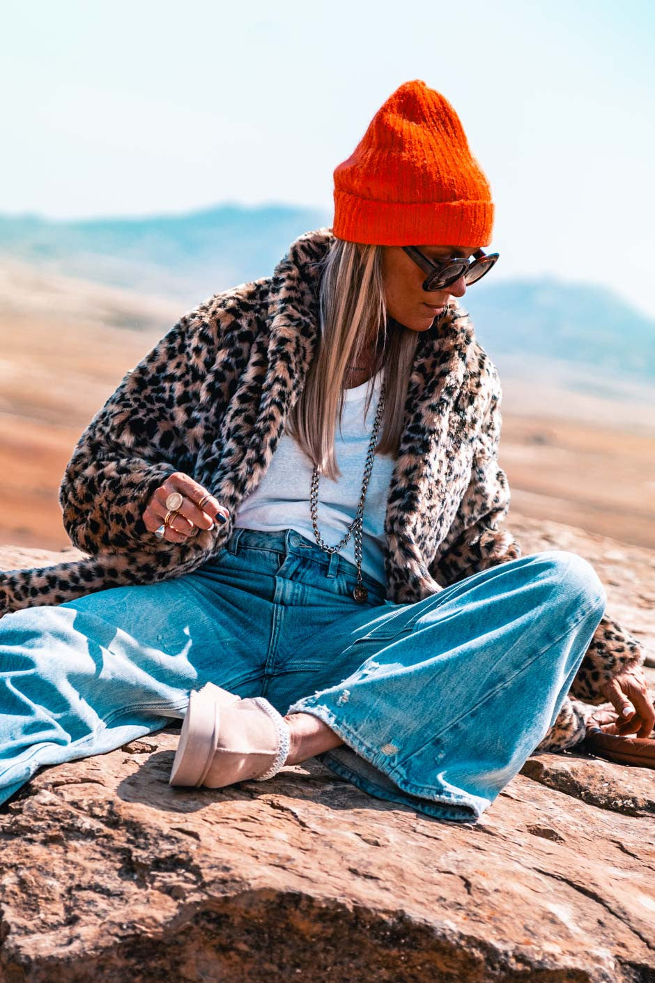 Manteau Grungemama Leo fourrure