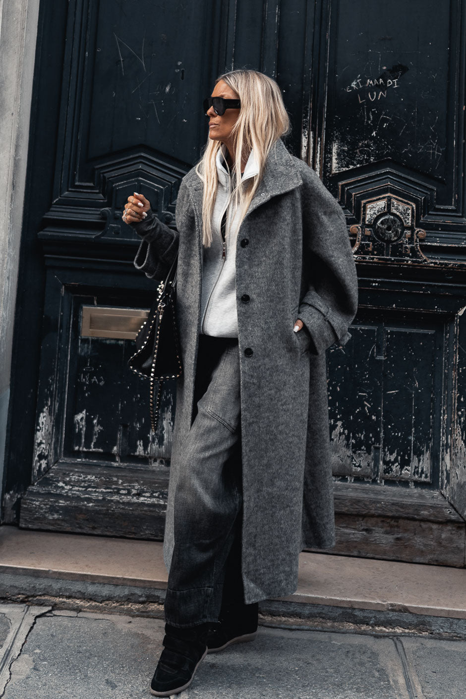 BASTIAN GREY COAT