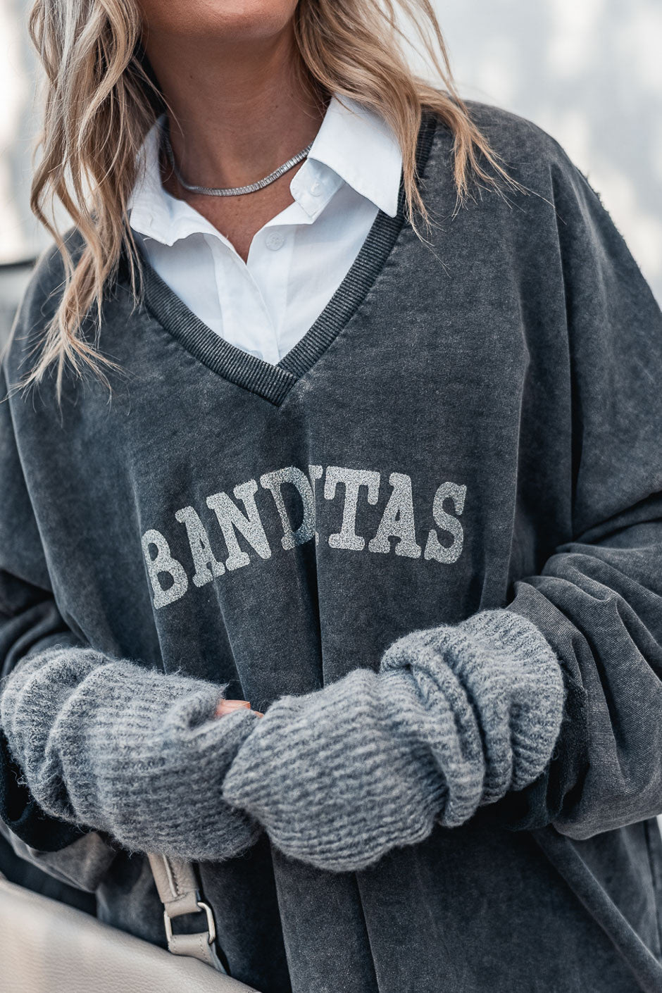 Mitaines Grungemama Lovely gris