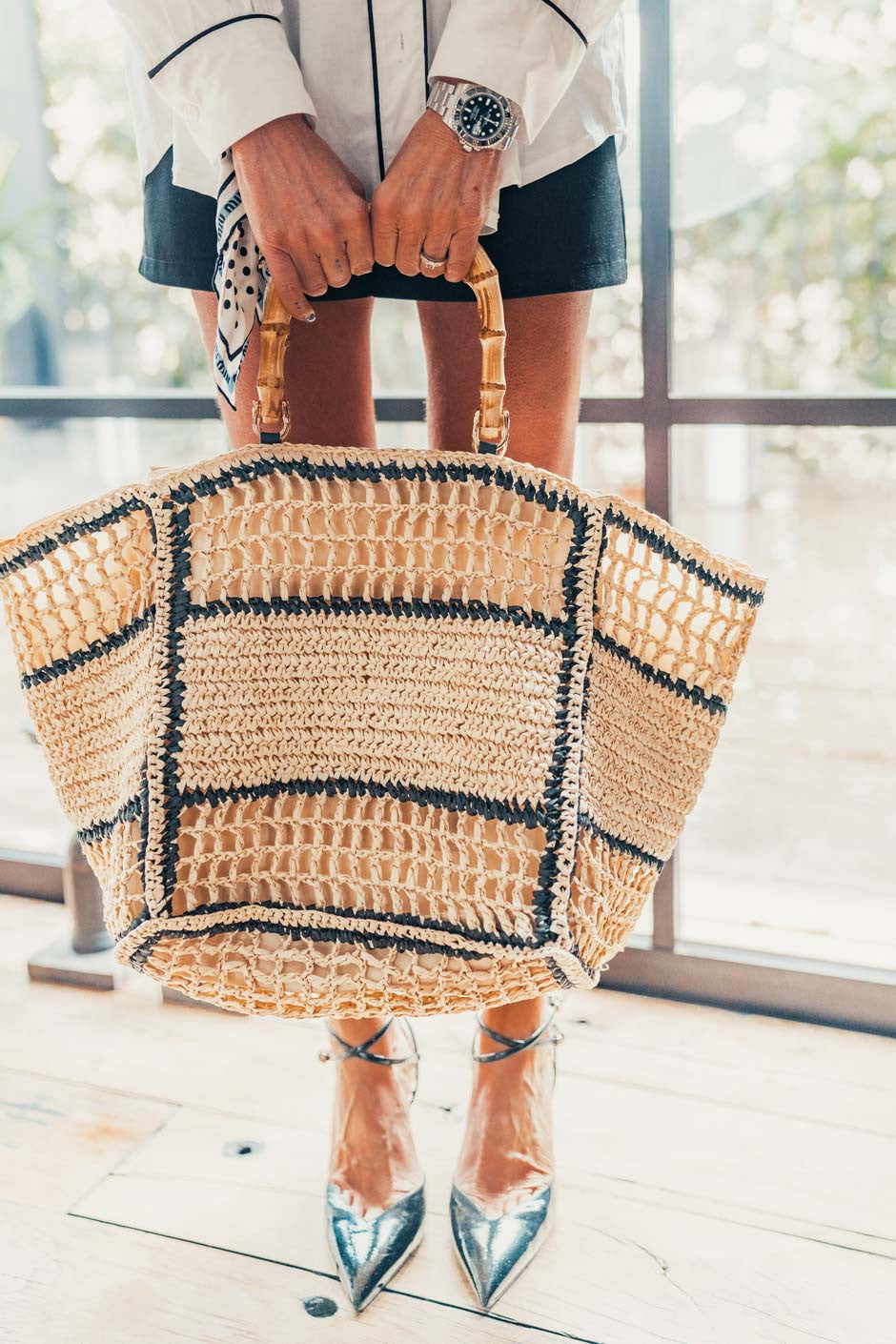 Panier Grungemama Missy naturel