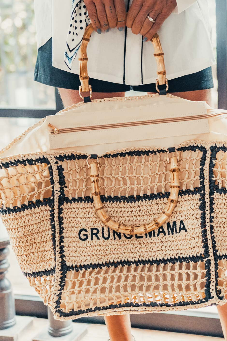 Panier Grungemama Missy naturel