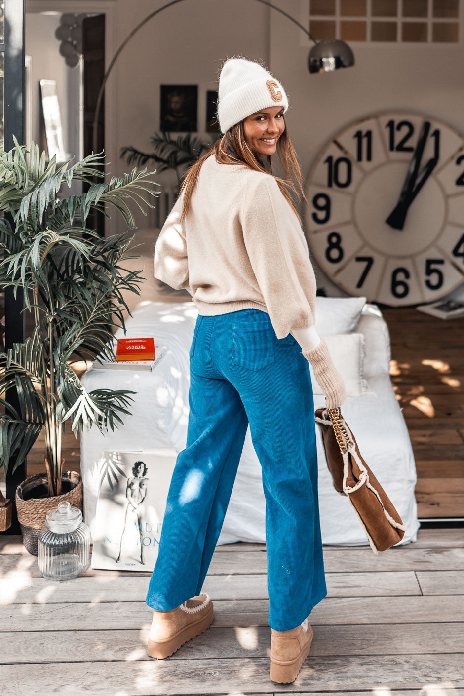 Pantalon Eliott bleu