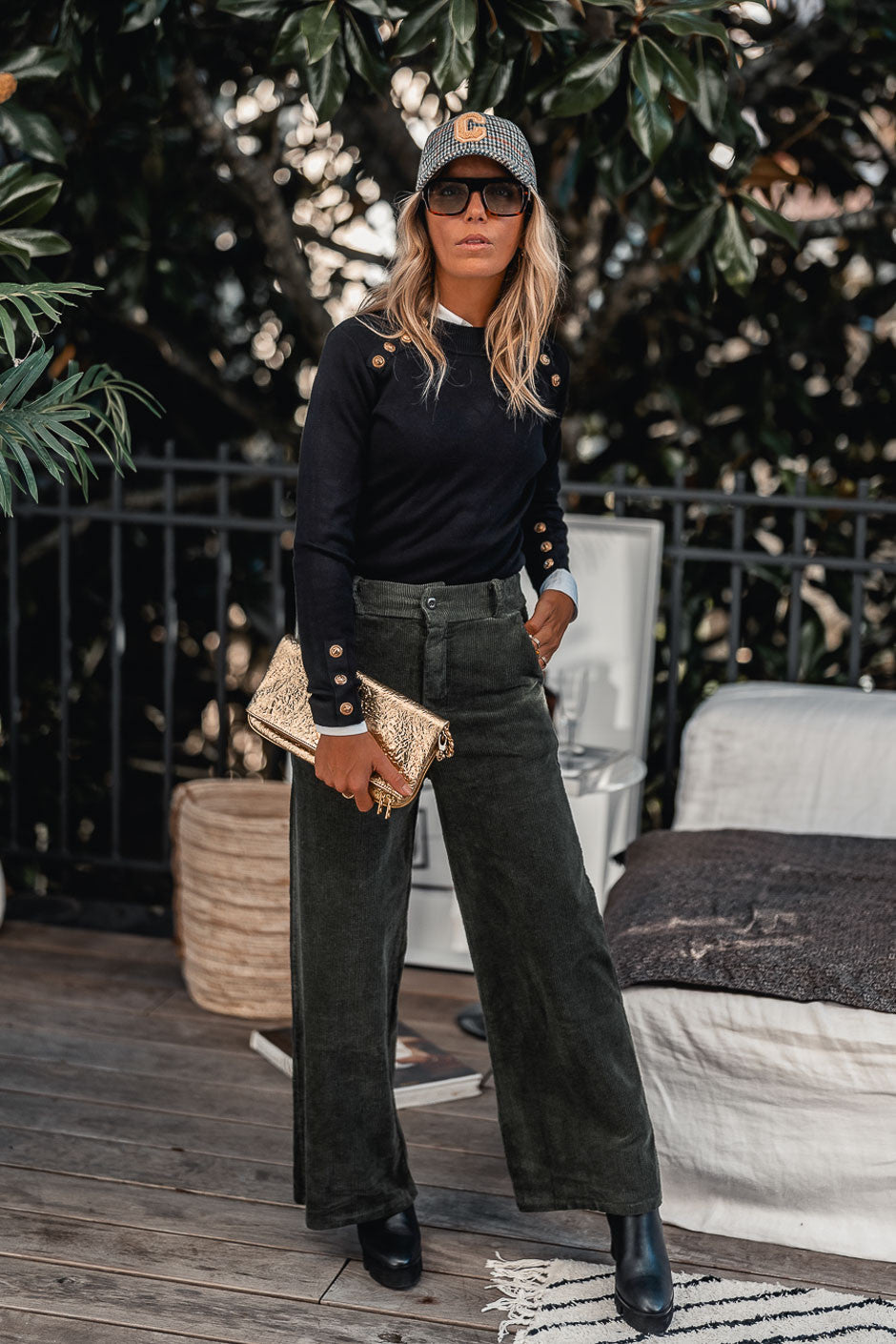 Pantalon Eliott kaki