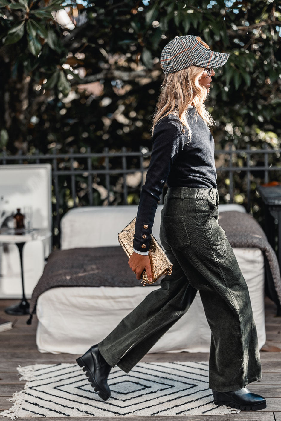 Pantalon Eliott kaki