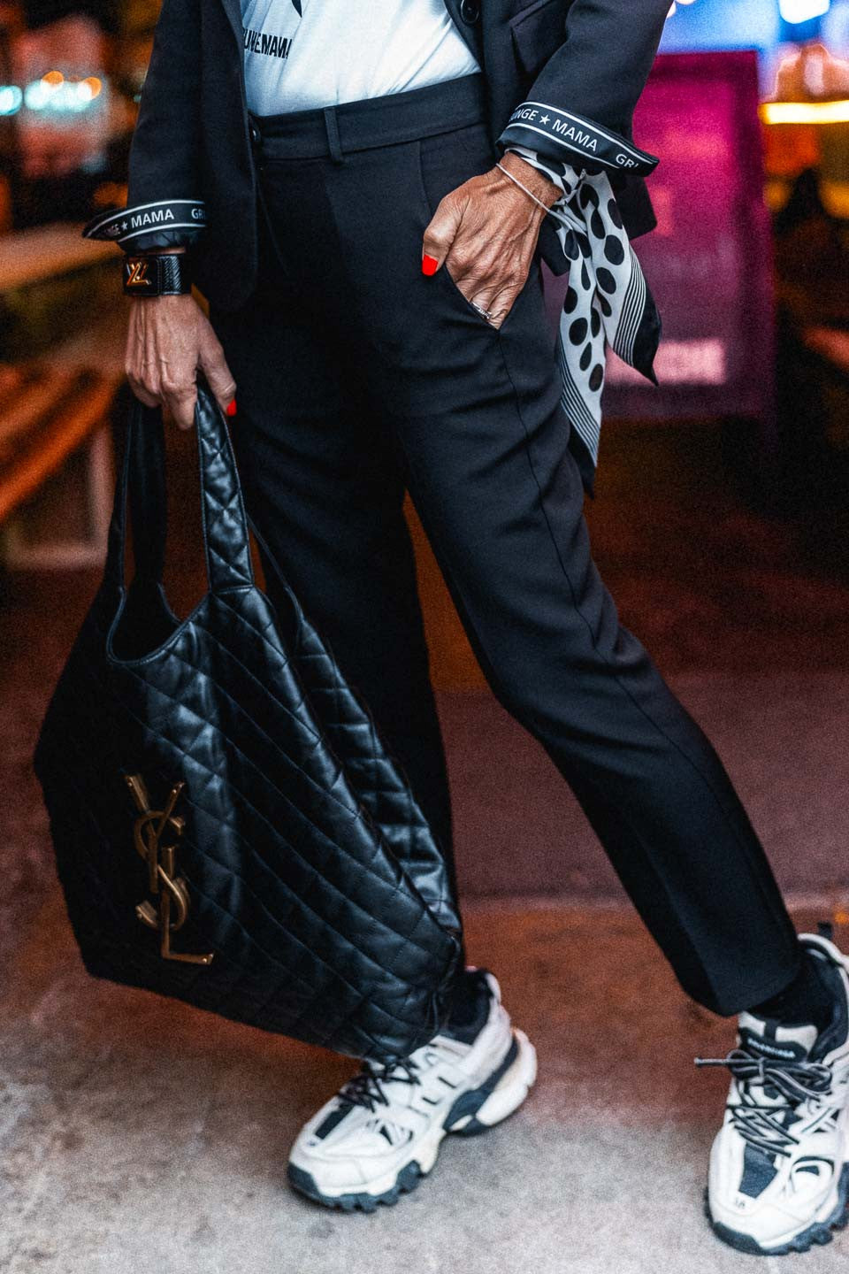 Pantalon Grungemama Ama noir