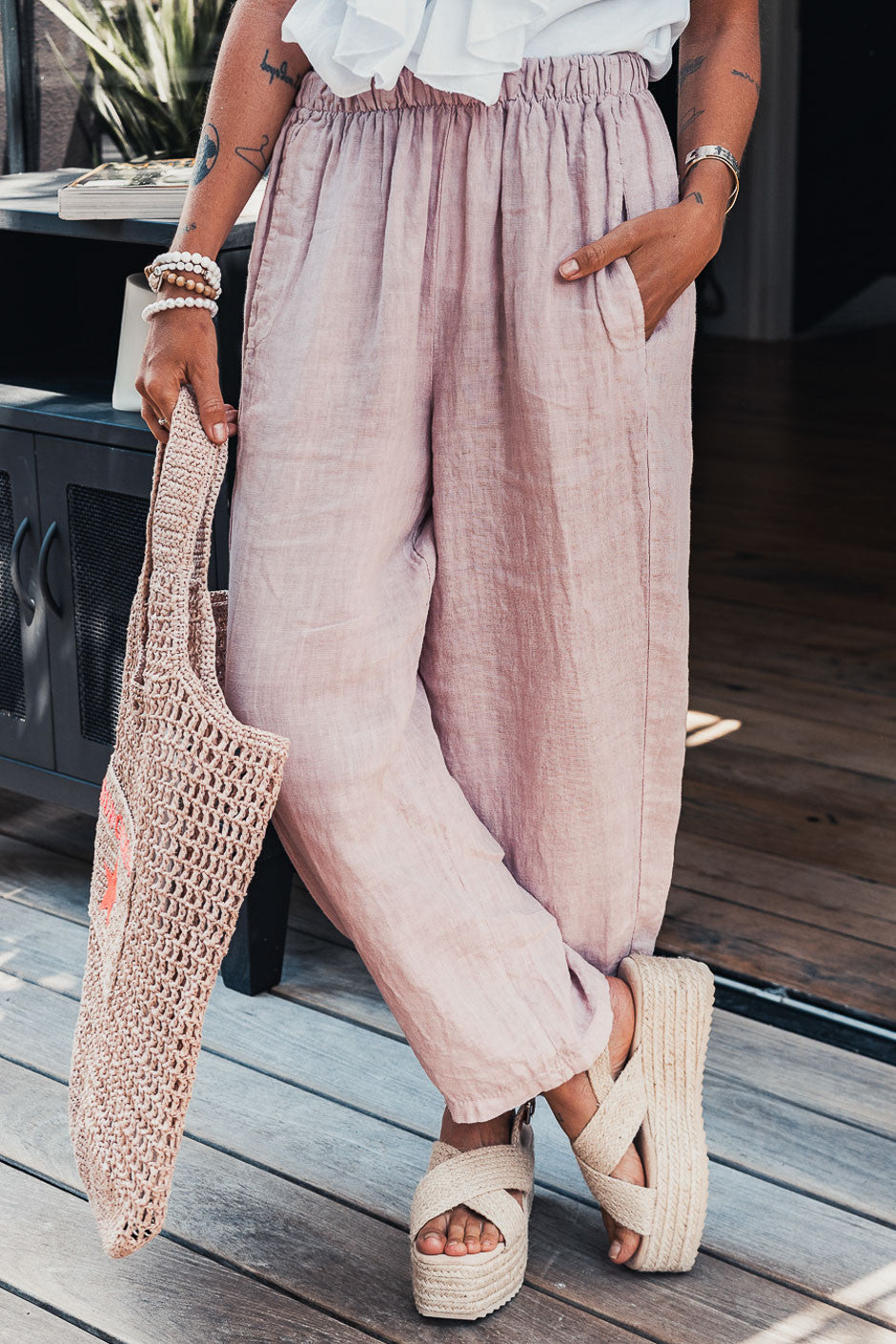 Pantalon Grungemama Carson rose