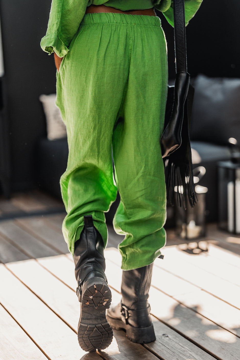 Pantalon Grungemama Carson vert