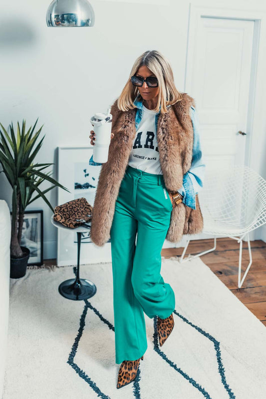 Pantalon Grungemama Charlize vert