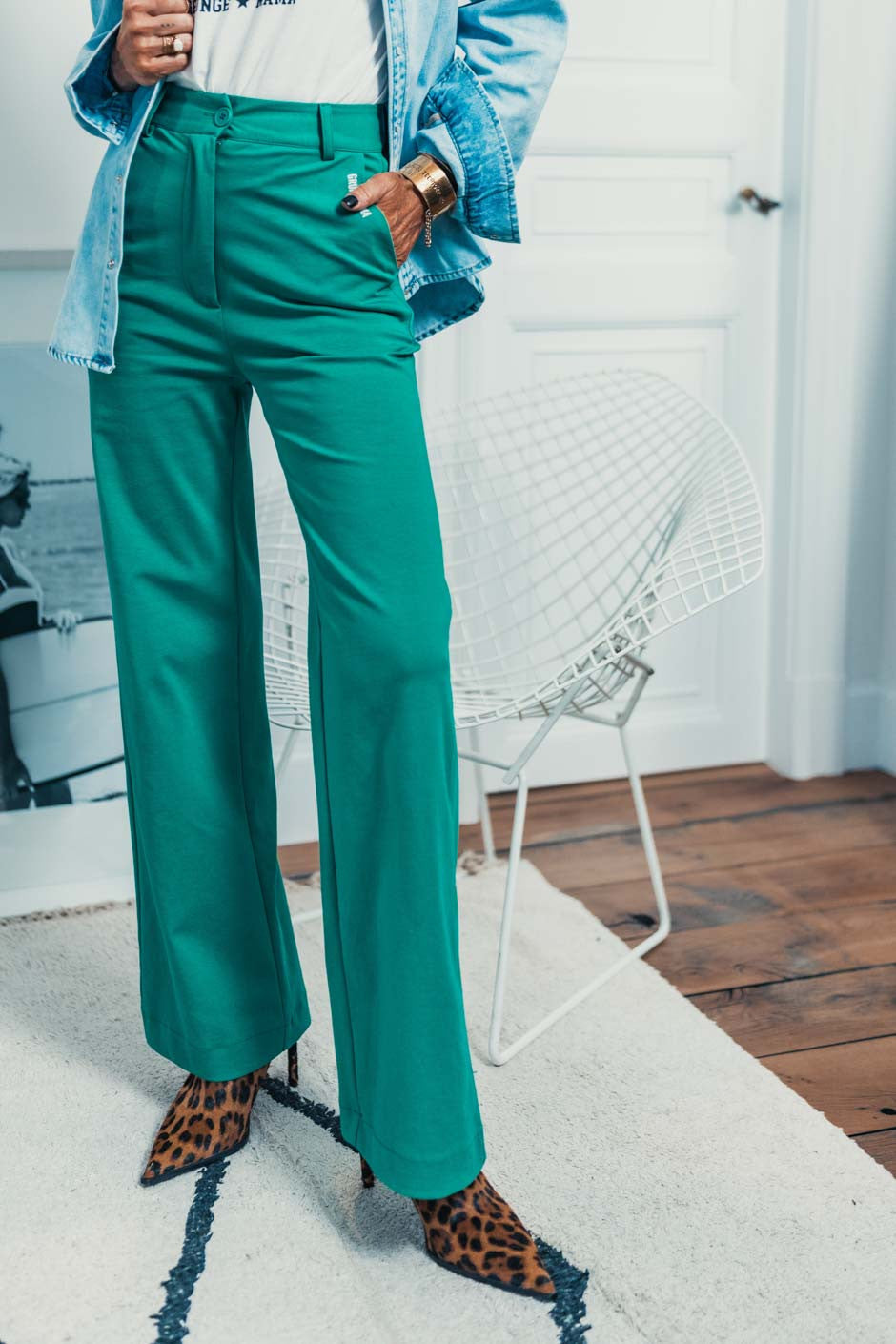 Pantalon Grungemama Charlize vert