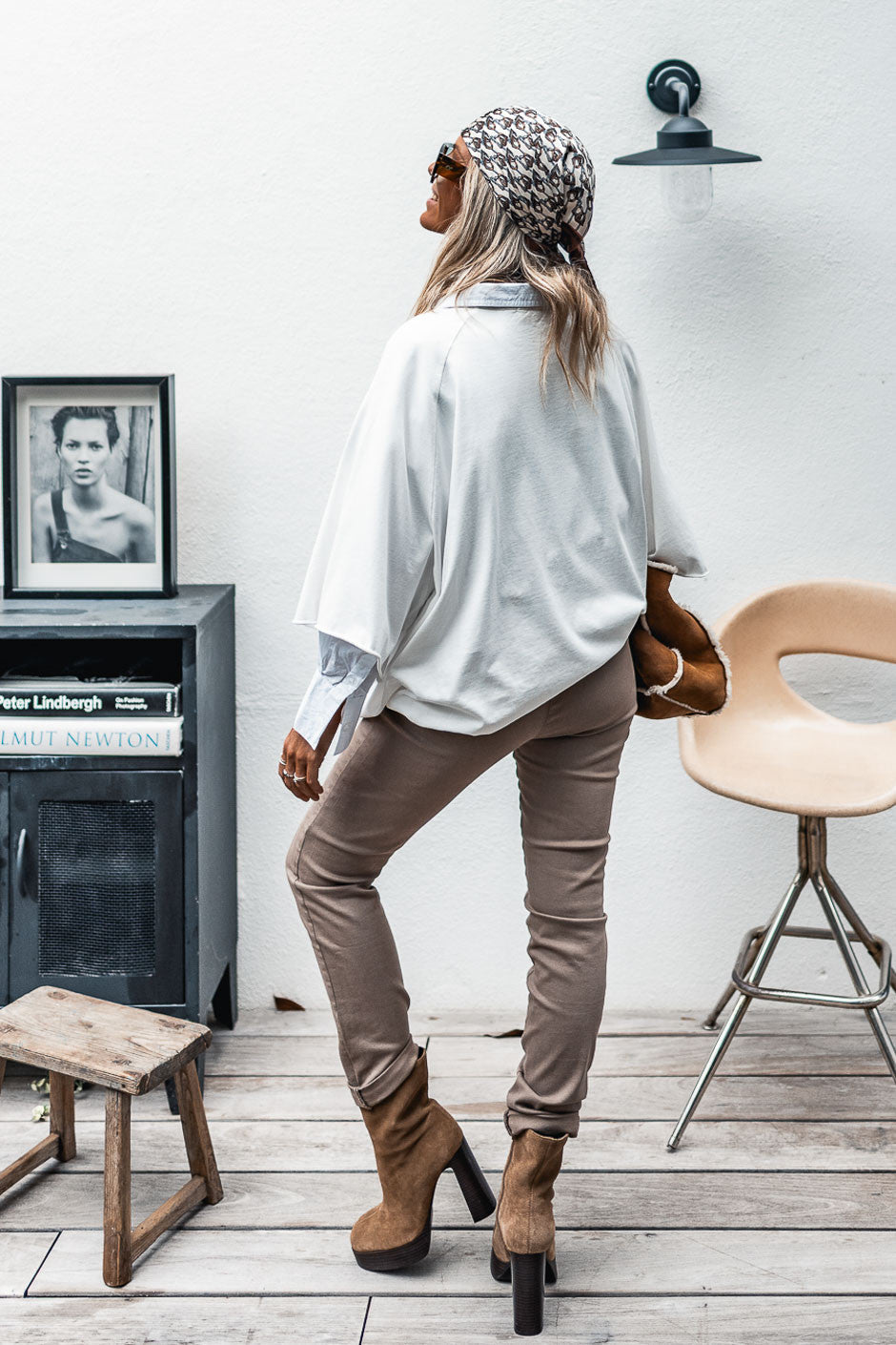 Pantalon Grungemama Dan taupe