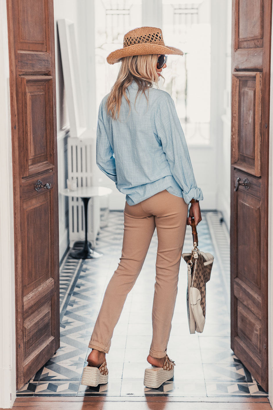 Pantalon Grungemama Denver beige