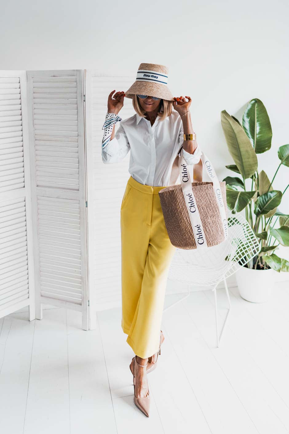 Pantalon Grungemama Georgia jaune