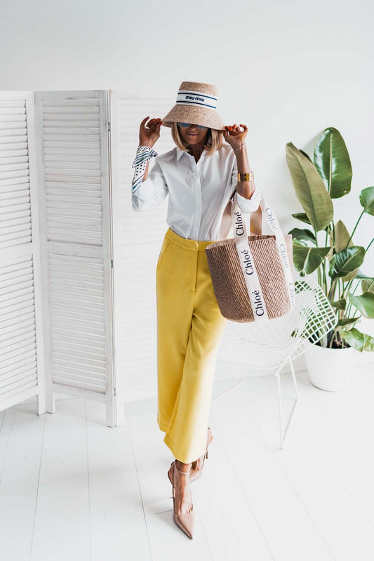 Pantalon Grungemama Georgia jaune