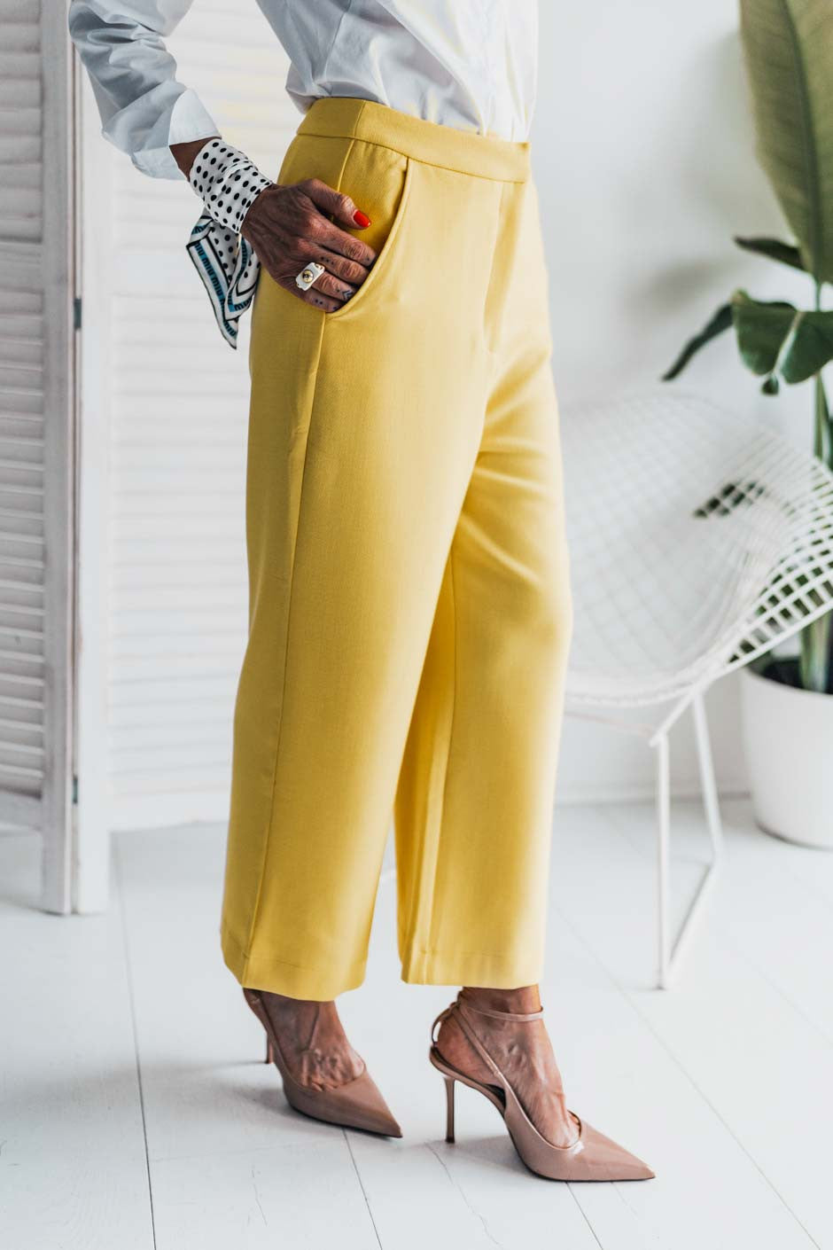 Pantalon Grungemama Georgia jaune