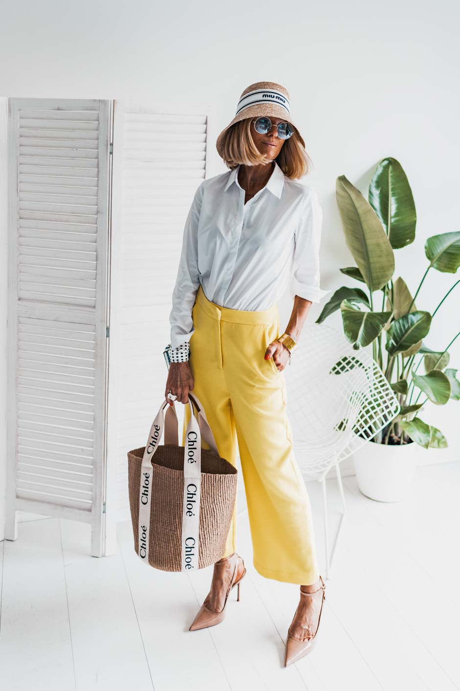 Pantalon Grungemama Georgia jaune