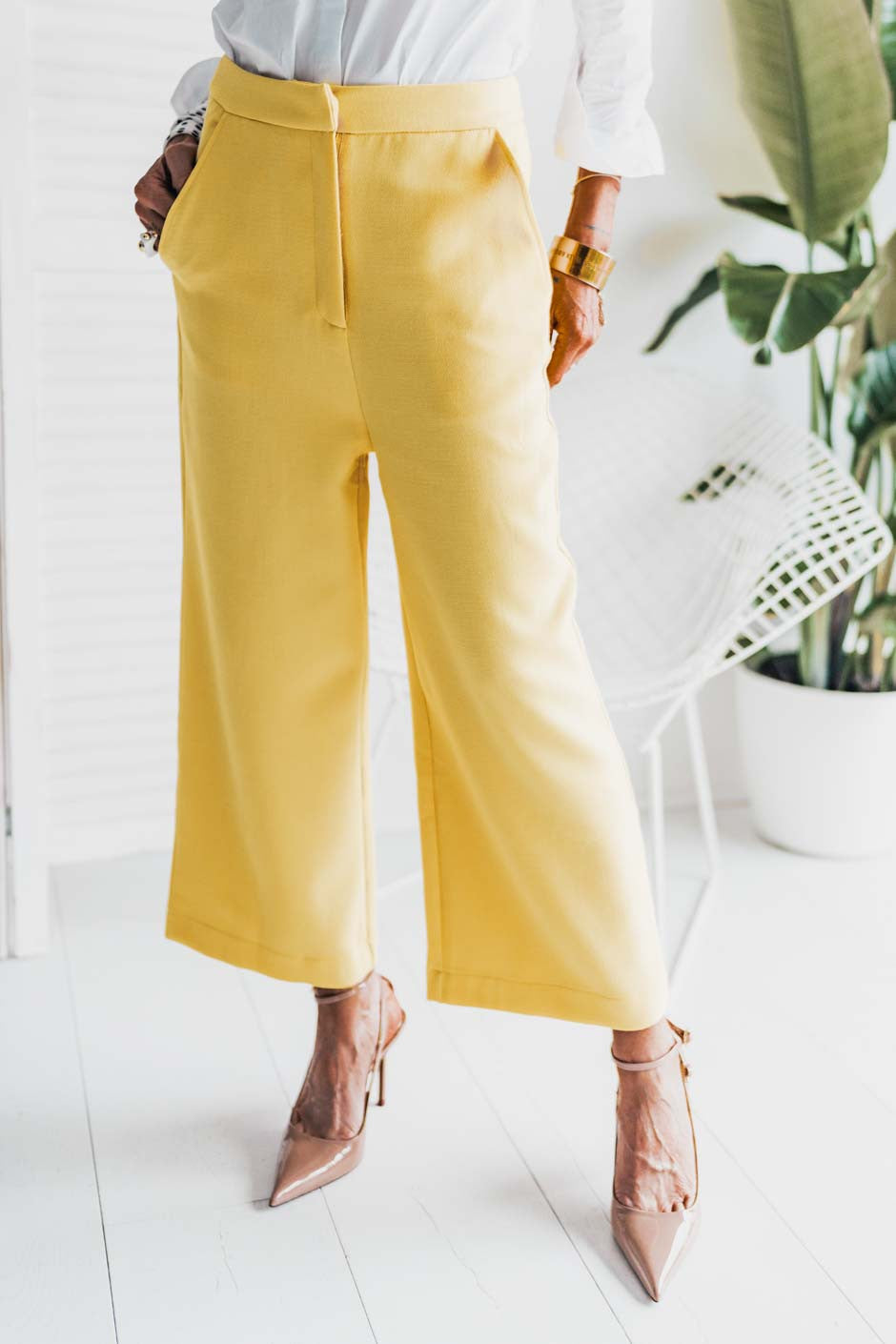 Pantalon Grungemama Georgia jaune
