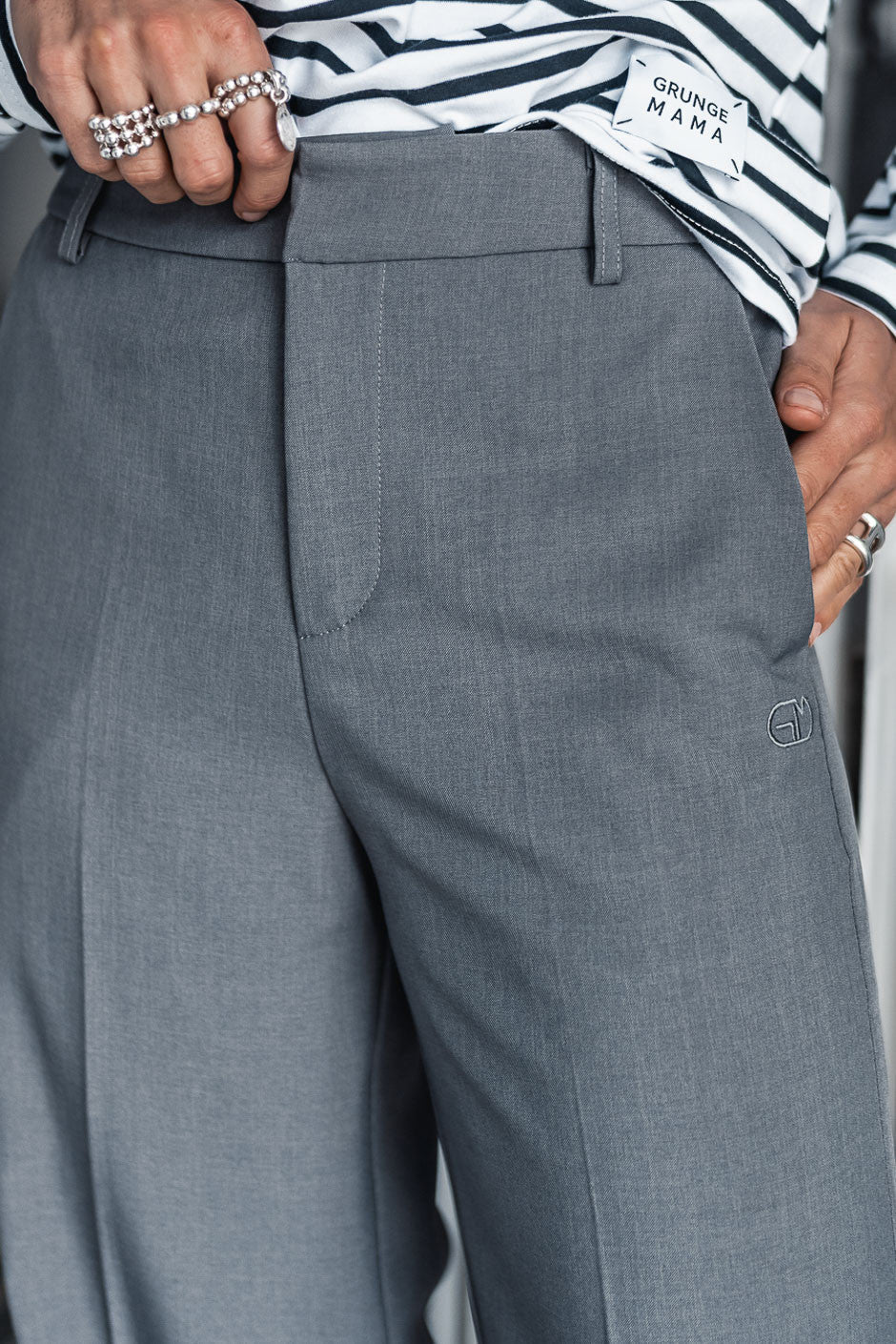 Pantalon Grungemama Glimy gris