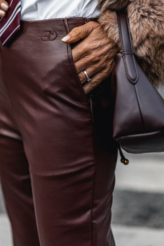 Pantalon Grungemama Mila bordeaux