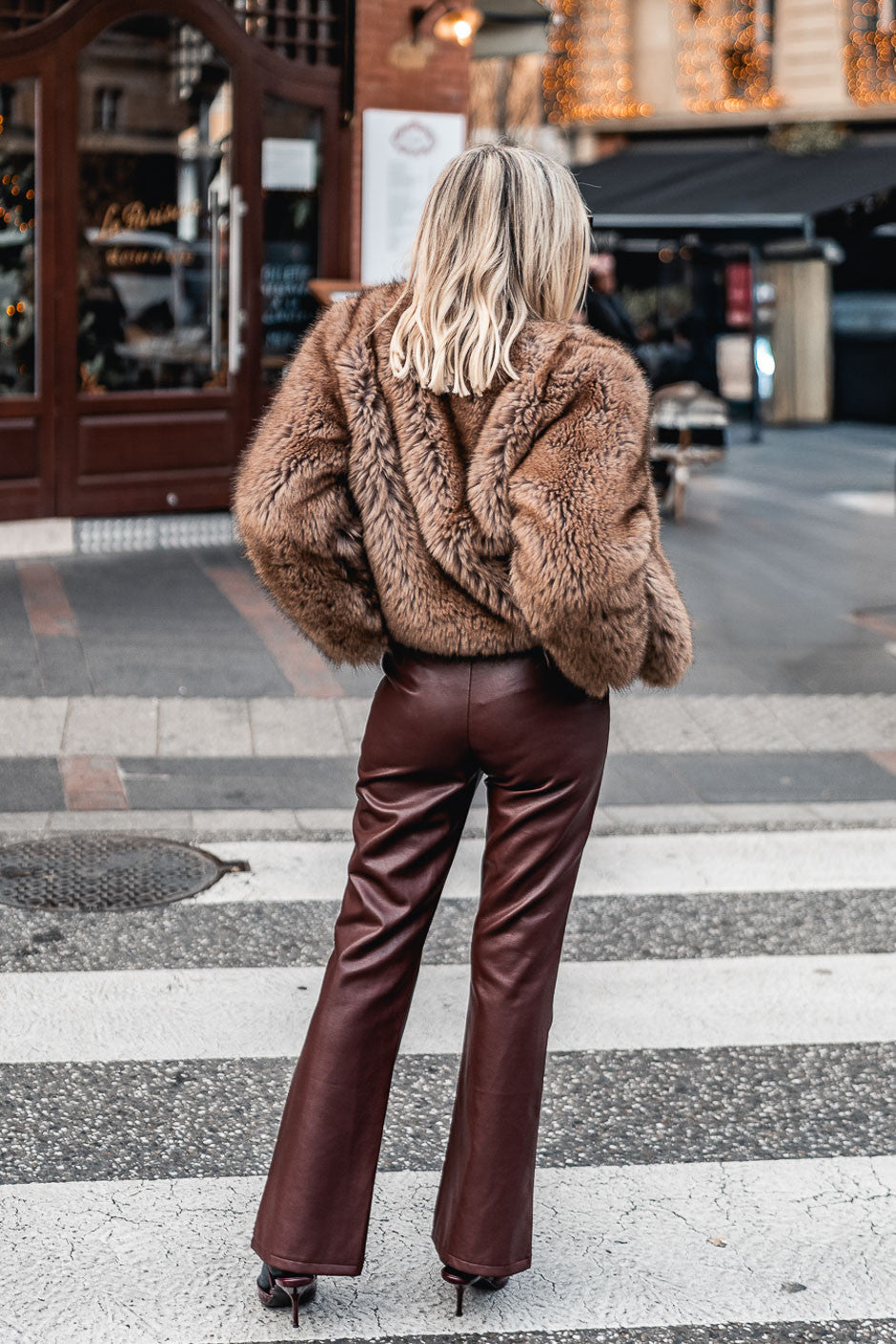 Pantalon Grungemama Mila bordeaux