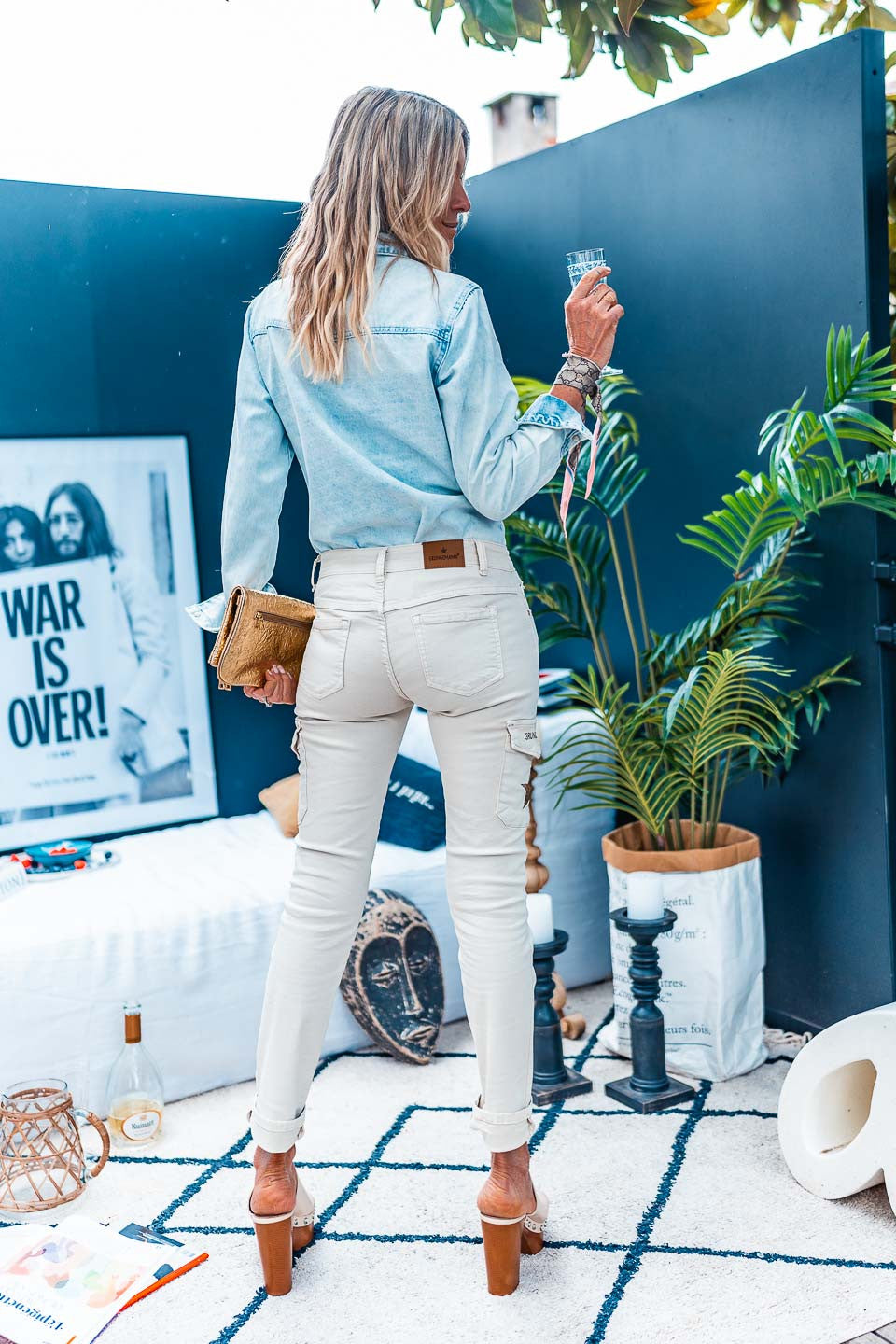 Pantalon Grungemama Nami beige