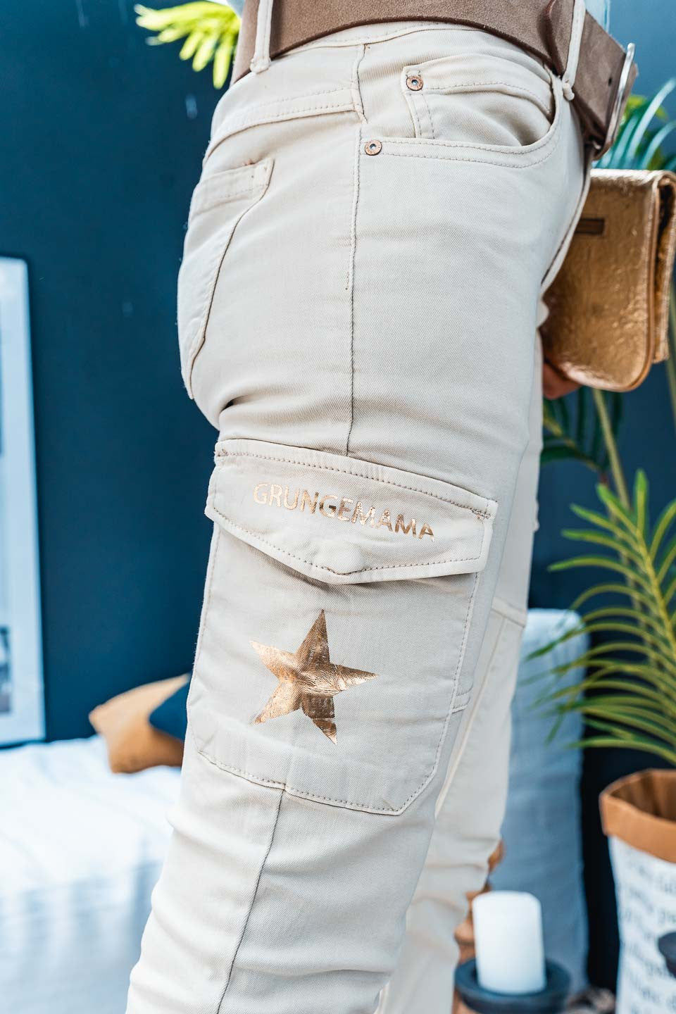 Pantalon Grungemama Nami beige