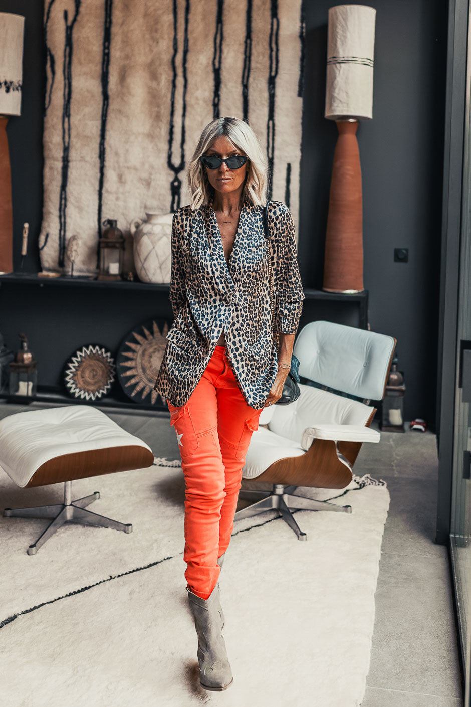 NE PAS REVEILLER Pantalon Grungemama Nami corail