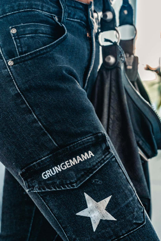 Pantalon Grungemama Nami denim anthracite