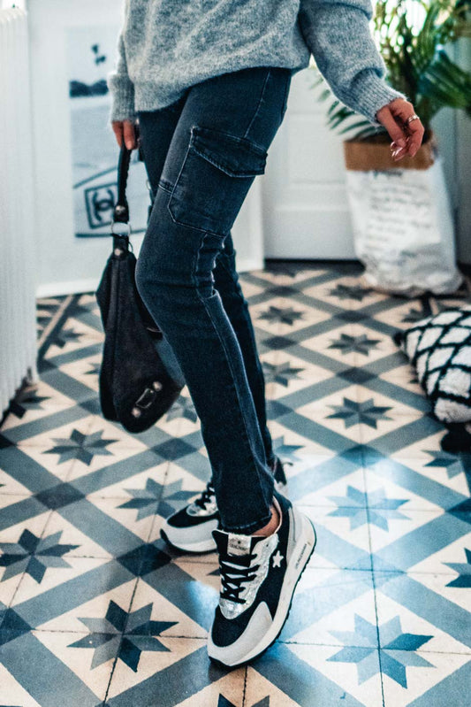Pantalon Grungemama Nami denim anthracite