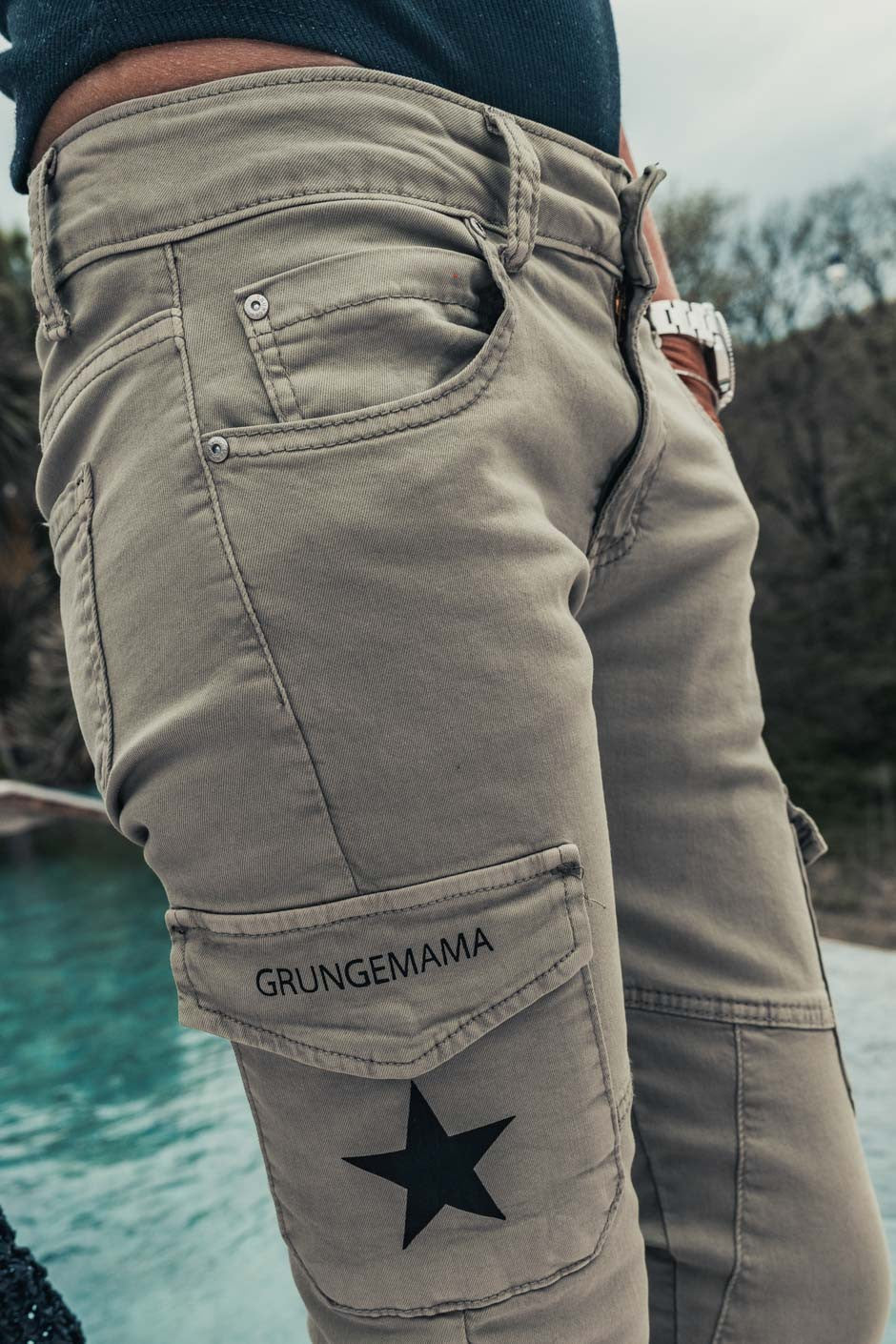 Pantalon Grungemama Nami kaki