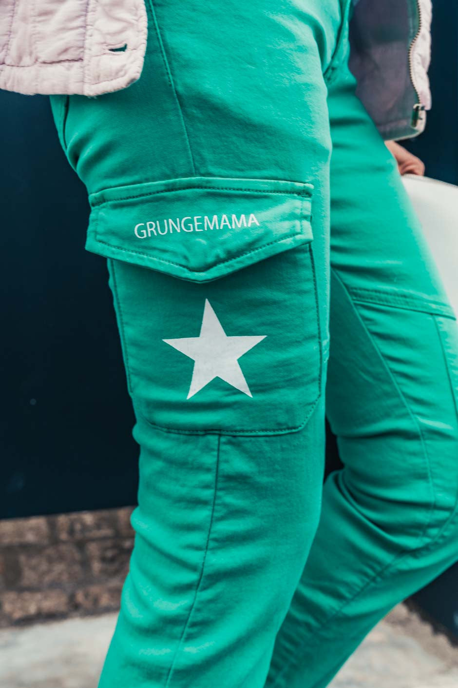 Pantalon Grungemama Nami vert