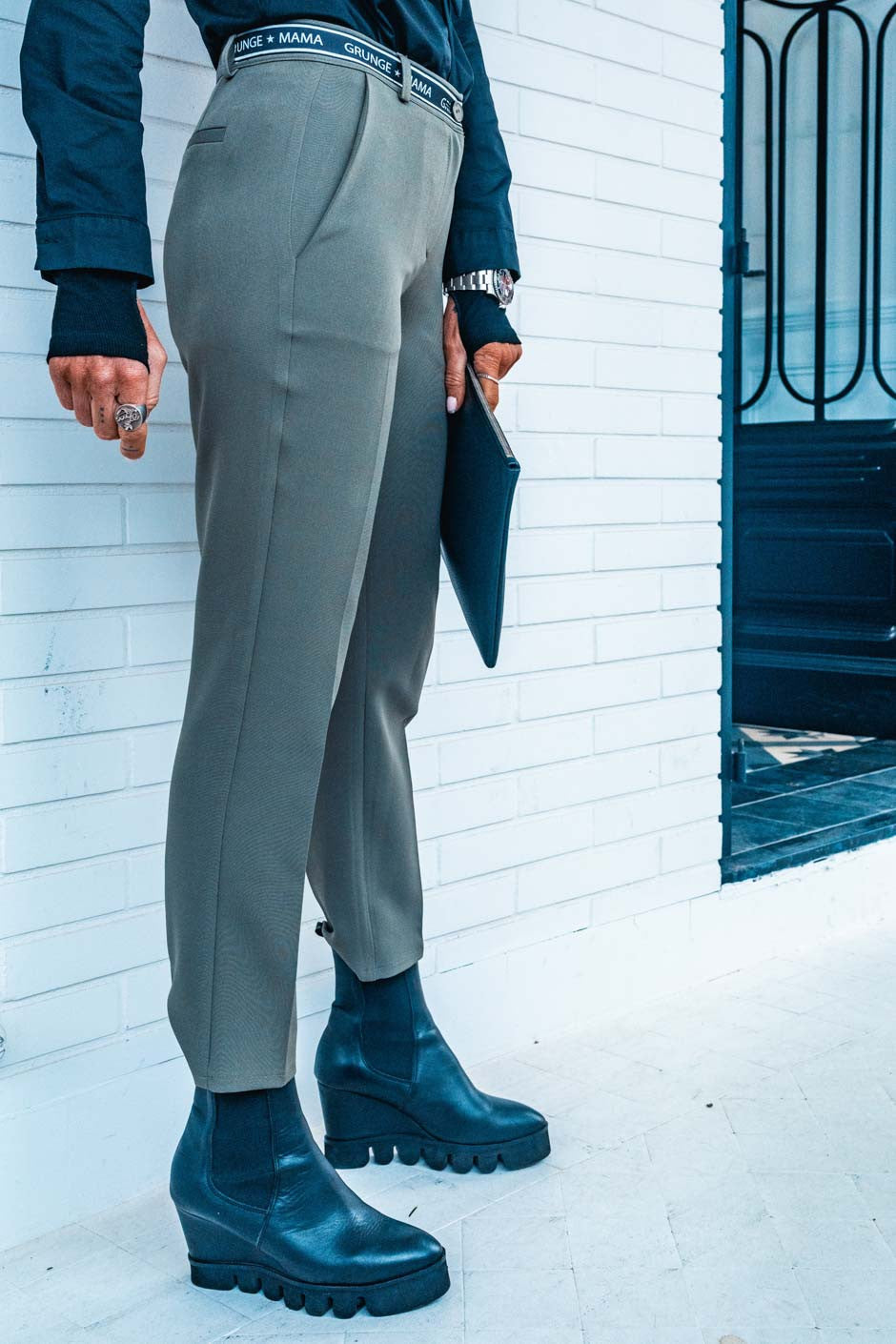 Pantalon Grungemama new Ama kaki